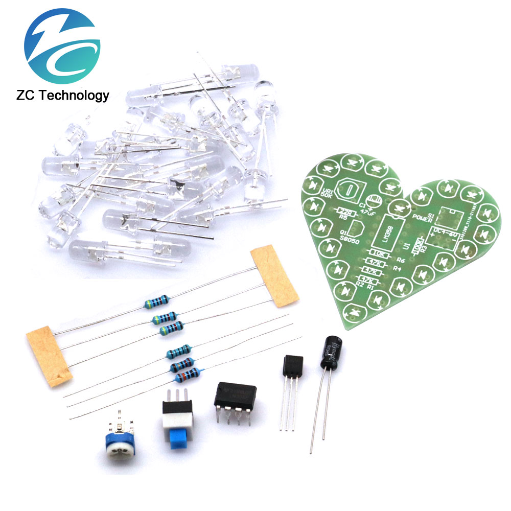 Diy Electronics Project Kit - DIY Kit Herz Form Atmen Lampe
