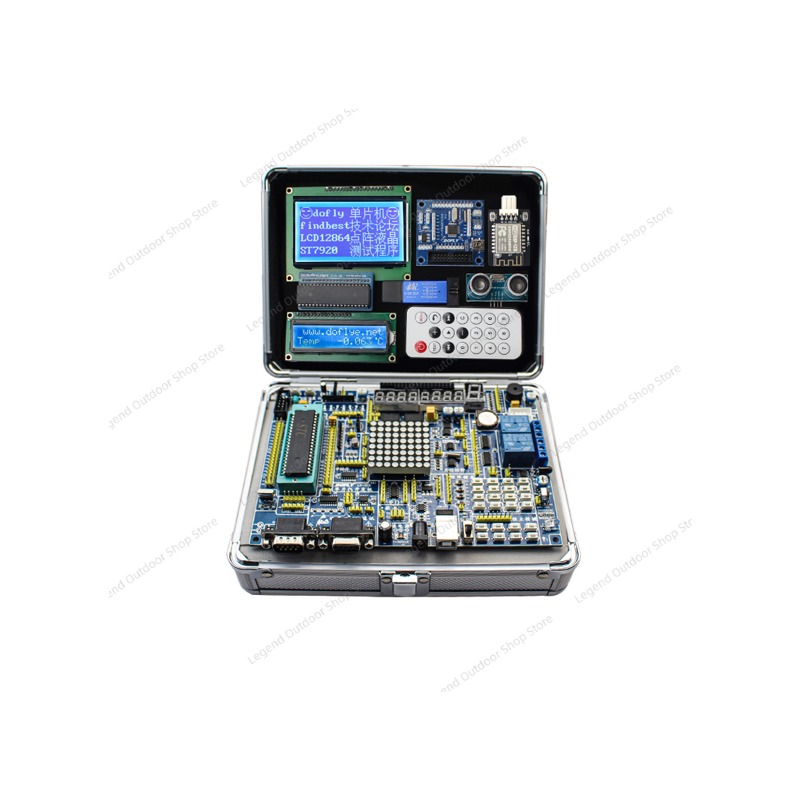 Diy Electronics Project Kit - LY-51S 51MCU Entwicklungsboard Lern- und Experimentierbox