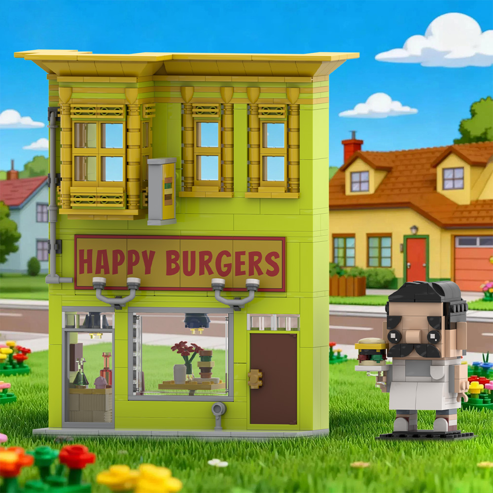 Gobricks MOC Bobs Burgers Baus – Diy Electronics Shop Bewertung und Preis