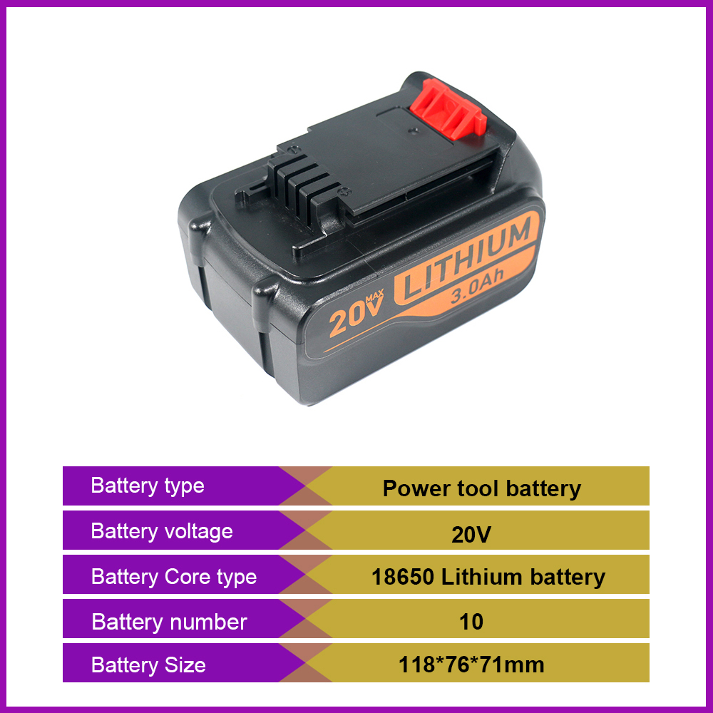 20V 2000mAh BL2018 Ersatz für  – Black+Decker Tool Cordless Bewertung und Preis