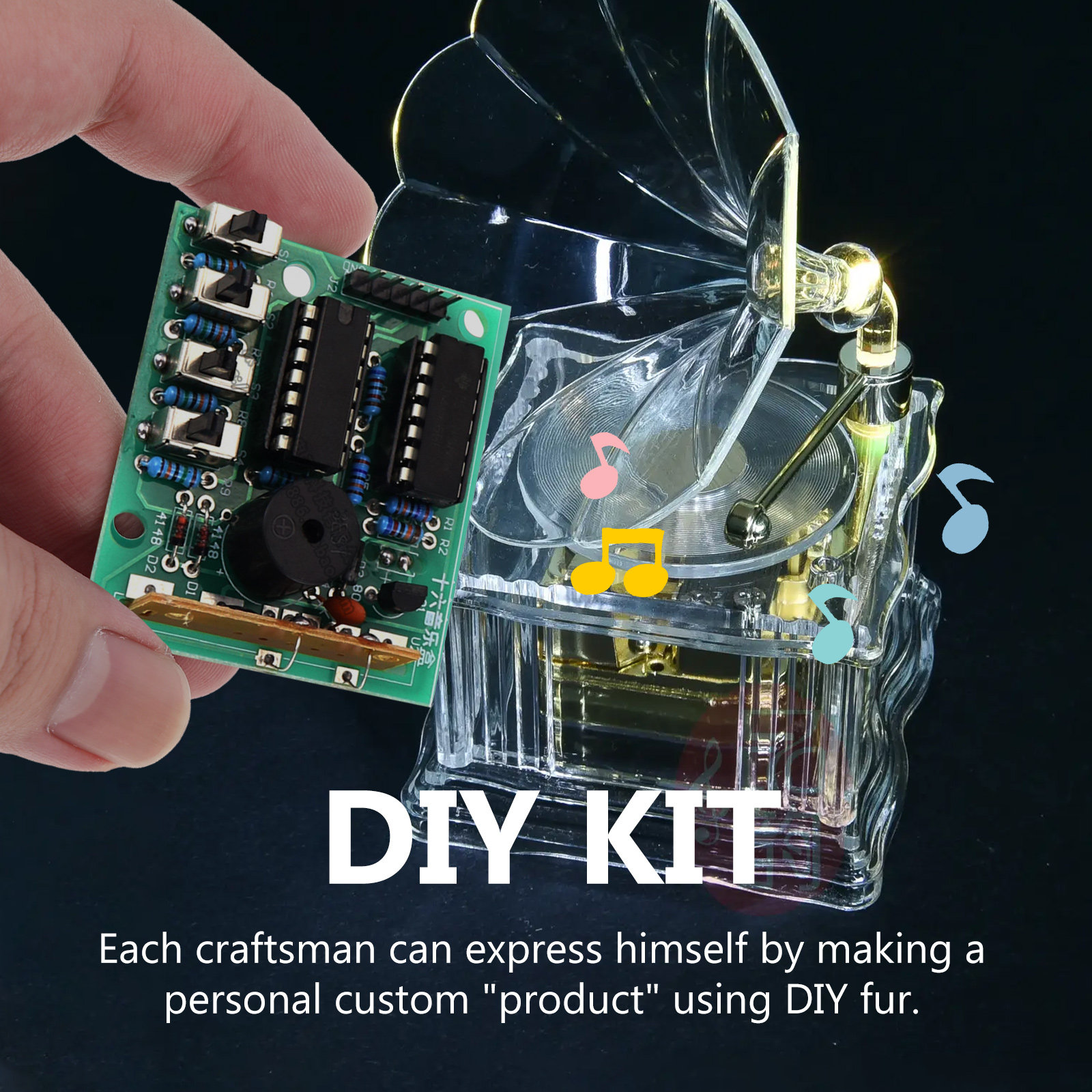 1 Set DIY Musikbox Elektronisc – Diy Electronics Box Bewertung und Preis
