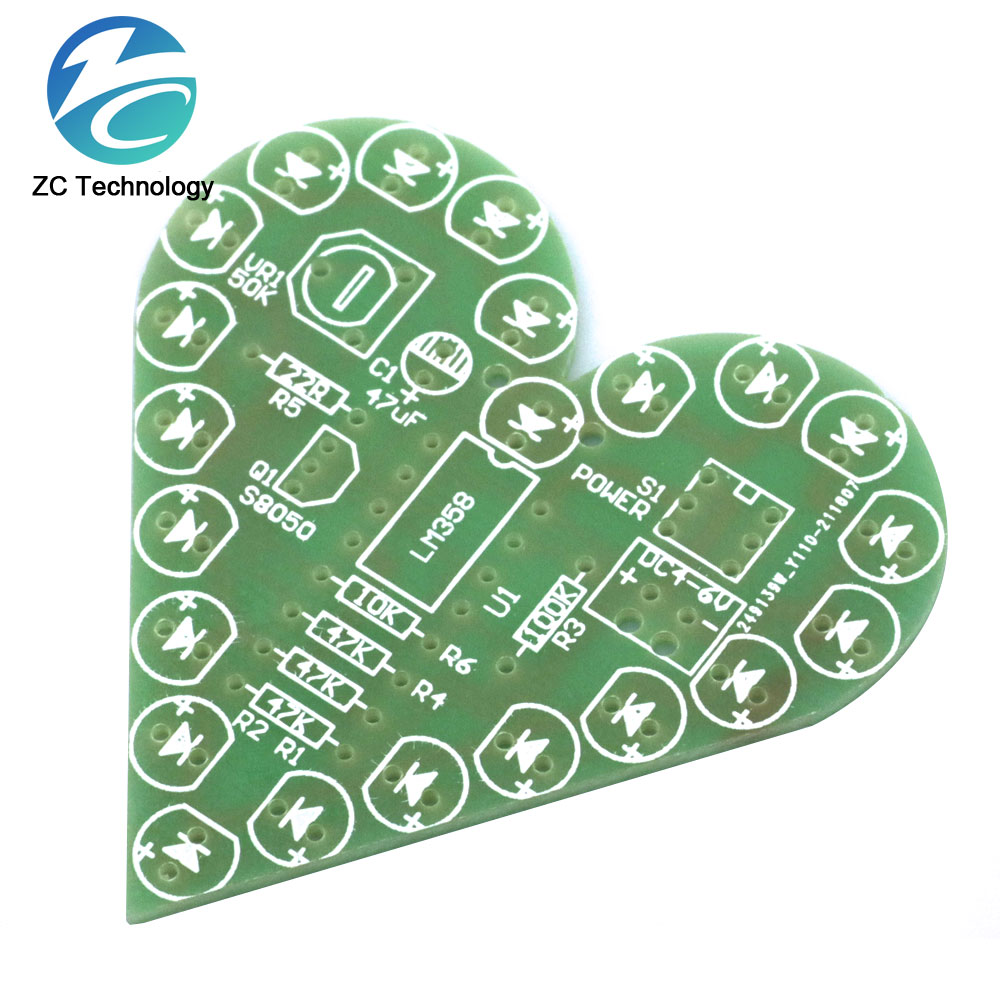 DIY Kit Herz Form Atmen Lampe  – Diy Electronics Project Kit Bewertung und Preis