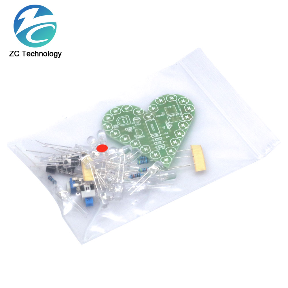 DIY Kit Herz Form Atmen Lampe  – Diy Electronics Project Kit Bewertung und Preis